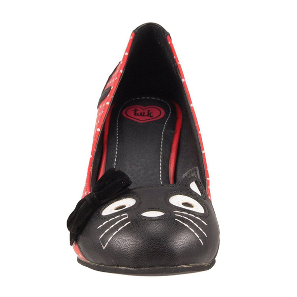 Meow's the Time Heel in Red Dots - Picture 5 of 6